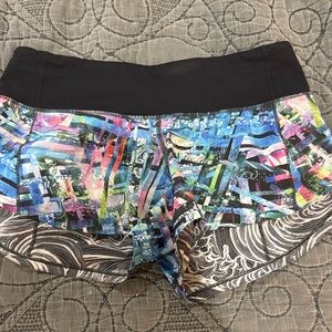 lululemon athletica Multicolor speed up shorts